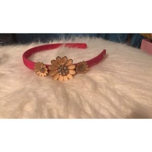 SOLD Authentic Juicy Couture Pink Flower Headband